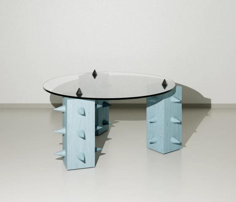 Mesa de Centro Cena em perspectiva em ambiente interno da Coleção Cena da DONÓ Design.